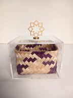 Big Acrylic Box Single with Brass Knob