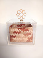 Big Acrylic Box Single with Brass Knob