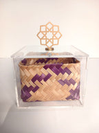 Big Acrylic Box Single with Brass Knob