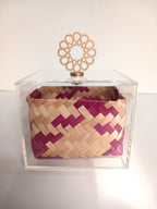 Big Acrylic Box Single with Brass Knob