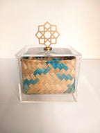 Small Acrylic Box Single with Brass Knob