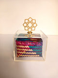Small Acrylic Box Single with Brass Knob
