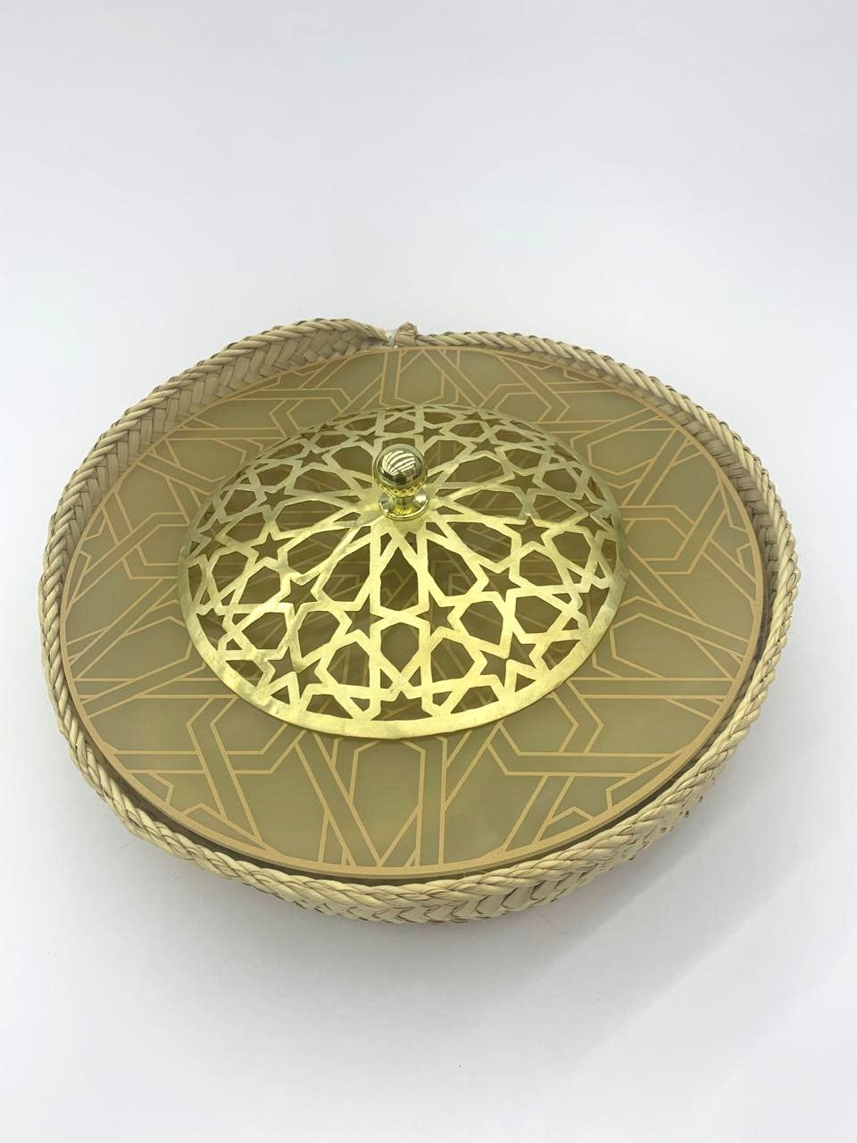 Golden Arabesque Basket