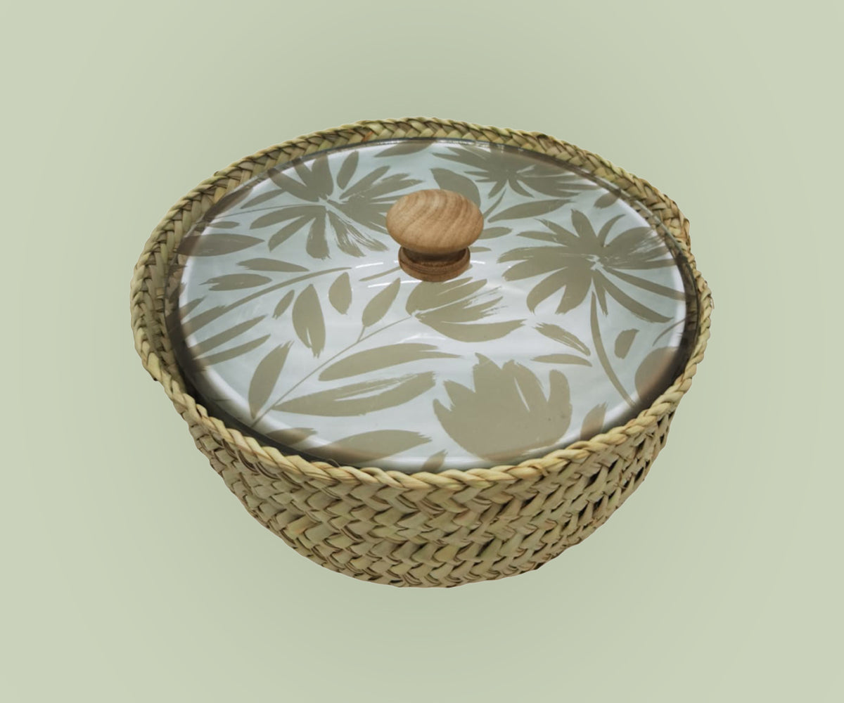 Flower Brown Wood Knob