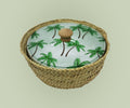 Green Palm  Wooden Knob